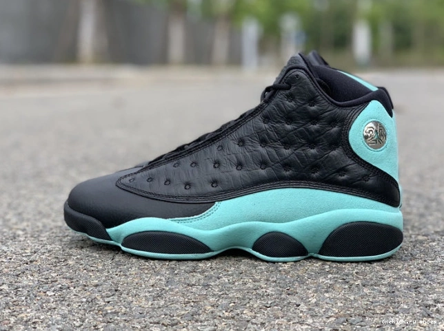Rep Retro Black 13 Green Island Jordan 414571-030 Air 0605
